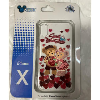 ダッフィー(ダッフィー)の上海ディズニー　iPhone Xケース　新品未使用　ダッフィー&シェリーメイ(iPhoneケース)