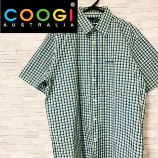 クージー(COOGI)のCOOGI クージー　チェックシャツ　刺繍ロゴ　ビッグシルエット　ゆるダボ(シャツ)