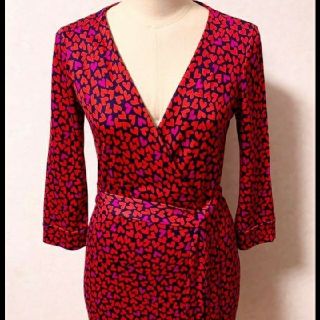 ダイアンフォンファステンバーグ(DIANE von FURSTENBERG)のご専用【美品】ダイアンフォン　ラップ　ワンピース　4(ひざ丈ワンピース)