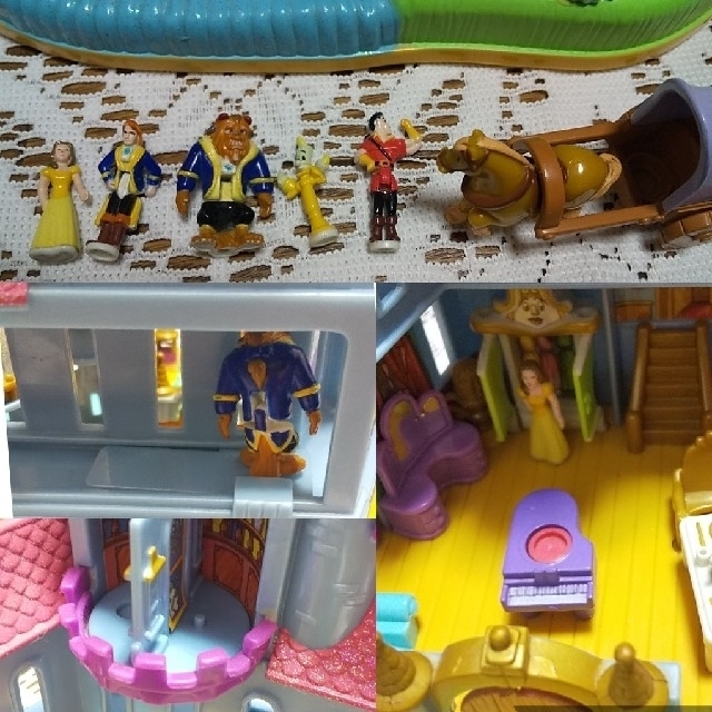 Disney(ディズニー)のポーリーポケット ひみつのコレクション 美女と野獣 エンタメ/ホビーのおもちゃ/ぬいぐるみ(キャラクターグッズ)の商品写真