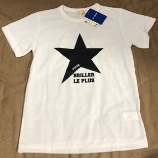 ハッシュアッシュ(HusHush)の新品！星のTシャツ　140センチ　白　UVケア素材(Tシャツ/カットソー)