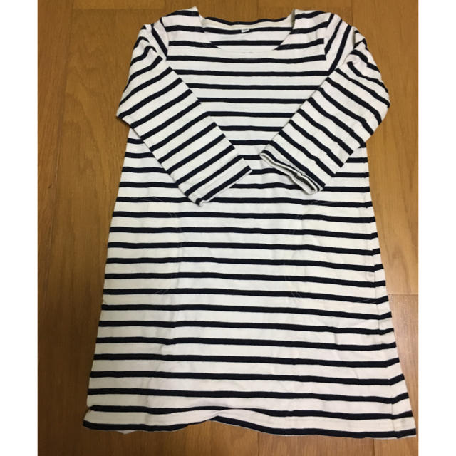 MUJI (無印良品)(ムジルシリョウヒン)の無印130 キッズ/ベビー/マタニティのキッズ服女の子用(90cm~)(ワンピース)の商品写真