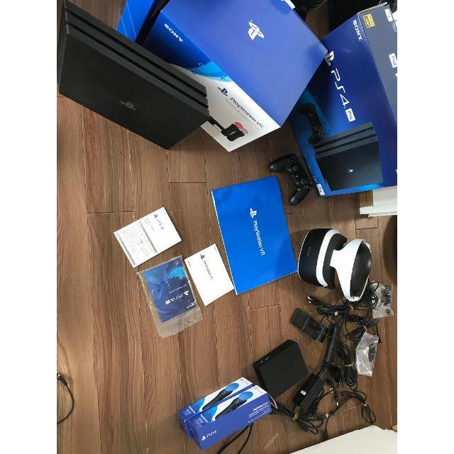 送料込　PS4 Pro4本体＋PSVR本体（エキサイティングパック） 2