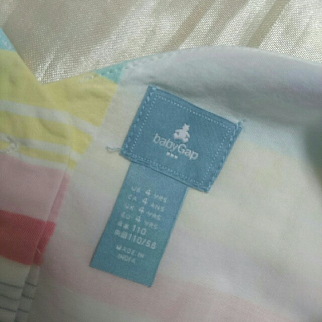 babyGAP(ベビーギャップ)のbabyGap♡110 4years ワンピ キッズ/ベビー/マタニティのキッズ服女の子用(90cm~)(ワンピース)の商品写真