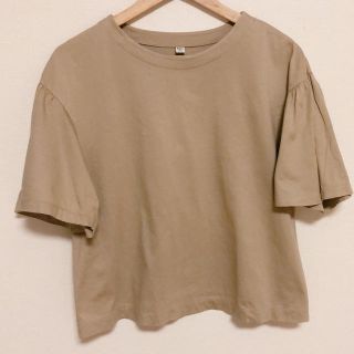 ユニクロ(UNIQLO)のユニクロ　袖フレアTシャツM (Tシャツ(半袖/袖なし))