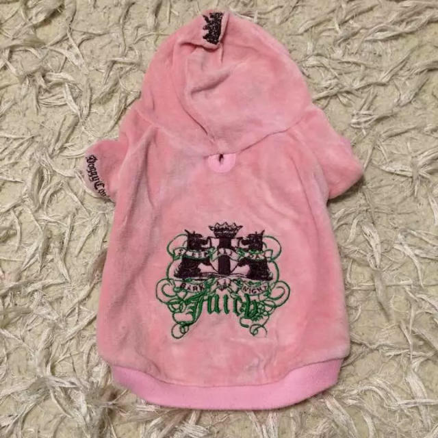 Juicy Couture(ジューシークチュール)の犬 服 犬服 ジューシークチュール パーカー その他のペット用品(犬)の商品写真