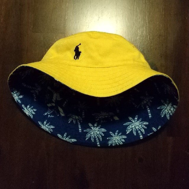 POLO RALPH LAUREN(ポロラルフローレン)のラルフローレン ベビー リバーシブル帽子 46cm キッズ/ベビー/マタニティのこども用ファッション小物(帽子)の商品写真