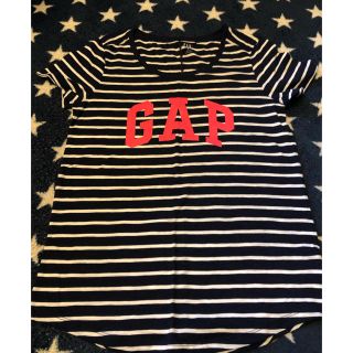 ギャップ(GAP)のGAPボーダーT シャツ新品ネイビー×ホワイト(Tシャツ(半袖/袖なし))