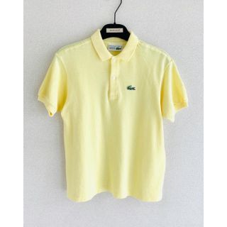 ラコステ(LACOSTE)のラコステ ポロシャツ フランス製 イエロー(ポロシャツ)