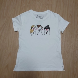 ジーユー(GU)のCiao様　Daichi Miura♥GU Tシャツ　白2枚セット(Tシャツ(半袖/袖なし))