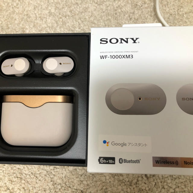 SONY ワイヤレスイヤホン WF-1000XM3 WH 3