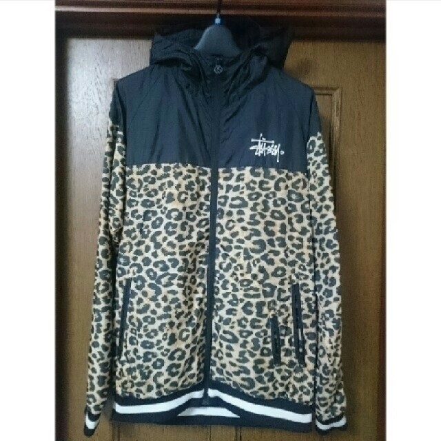 STUSSY - STUSSY 限定 レオパード 豹柄 フード付き JACKET STUSSY - STUSSY 限定 レオパード 豹柄 フード付き JACKET