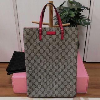 グッチ(Gucci)の【最終価格】GUCCHI  グッチGG柄バッグトートバッグA4マチ無し(トートバッグ)