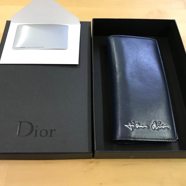 超希少　Monsieur Dior Signature Long Wallet