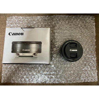 キヤノン(Canon)のCanon 単焦点広角レンズ　EF-M22mm F2 STM ほぼ未使用(レンズ(単焦点))