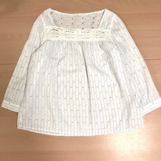 ベルメゾン(ベルメゾン)のベルメゾン スモックブラウス ＋メンズTシャツ(シャツ/ブラウス(長袖/七分))