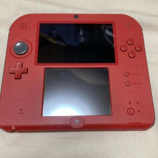 ニンテンドー2DS(ニンテンドー2DS)のニンテンドー2DS 赤色(家庭用ゲーム機本体)