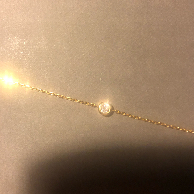 redline 0.2ct 一粒ダイヤ YG ブレスレット-