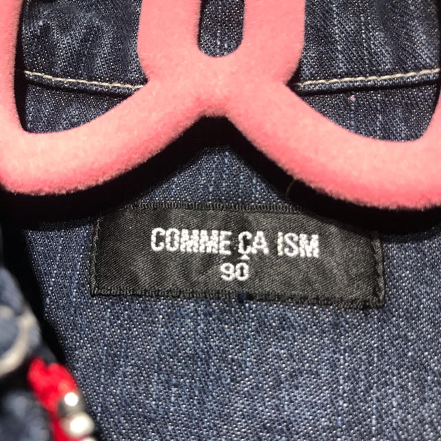 COMME CA ISM(コムサイズム)のCOMME CA ISM コムサイズム デニムワンピース size 90 キッズ/ベビー/マタニティのキッズ服女の子用(90cm~)(ワンピース)の商品写真