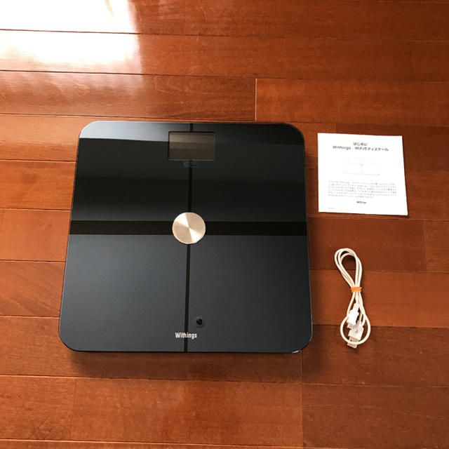 Withings WiFiボディスケール WBS01 スマホ/家電/カメラの美容/健康(体重計/体脂肪計)の商品写真