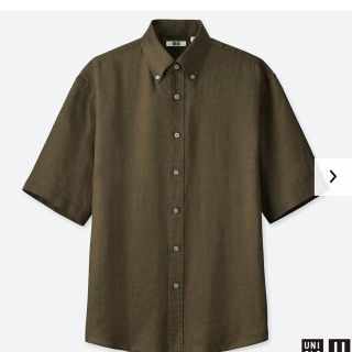 ユニクロ(UNIQLO)のUniqlo U ルメール 2019ＳＳプレミアムリネンワイドフィットシャツ　Ｓ(シャツ)