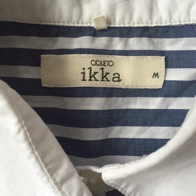 ikka(イッカ)のikka♡ストライプシャツ レディースのトップス(シャツ/ブラウス(長袖/七分))の商品写真