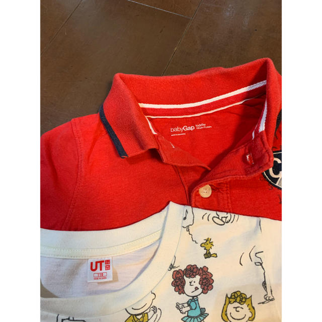 babyGAP(ベビーギャップ)のTシャツ ポロシャツ　3枚セット キッズ/ベビー/マタニティのキッズ服男の子用(90cm~)(Tシャツ/カットソー)の商品写真