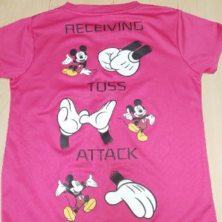 ディズニー(Disney)のバレーボールTシャツ★ピンク★ディズニー★140(Tシャツ/カットソー)