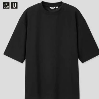 ユニクロ(UNIQLO)のUNIQLO U エアリズムコットンオーバーサイズTシャツ　L  未使用に近い(Tシャツ/カットソー(半袖/袖なし))