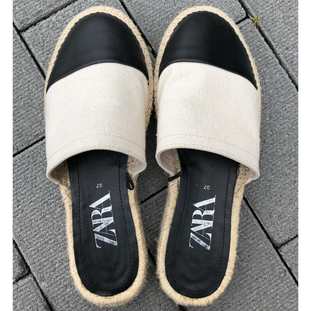 ZARA(ザラ)のザラ　37 エスパドリーユ  サンダル　厚底　スリッポン  レディースの靴/シューズ(サンダル)の商品写真