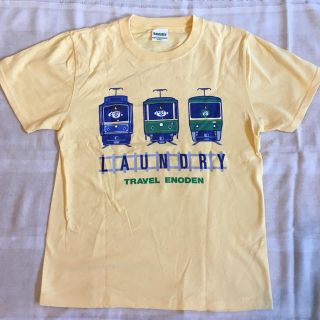 ランドリー(LAUNDRY)の江ノ電×LaundryコラボTシャツ Sサイズ イエロー(Tシャツ(半袖/袖なし))