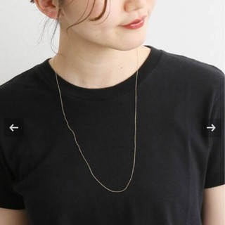 イエナ(IENA)のIENA【GIGI/ジジ】Gold line necklace 650mm(ネックレス)