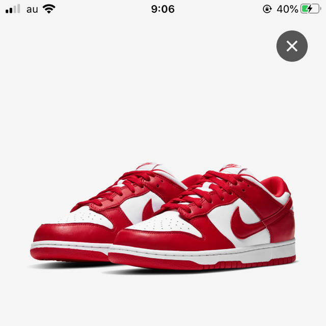 NIKE DUNK LOW University red 27cm