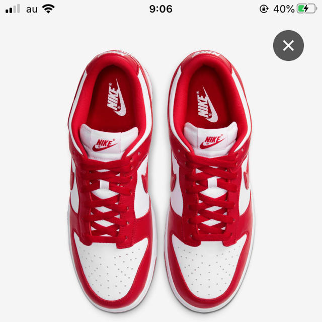 NIKE DUNK LOW University red 27cm