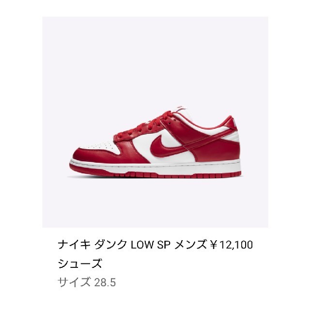 NIKE DUNK 28.5cmスニーカー