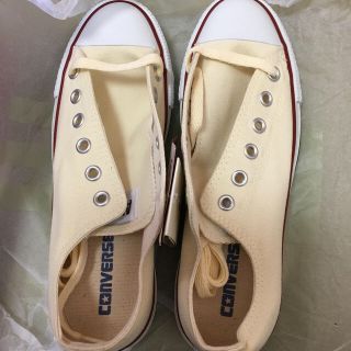 コンバース(CONVERSE)のコンバース スニーカー　ホワイト24.5cm(スニーカー)