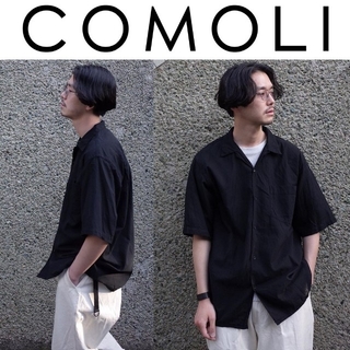 COMOLI 21SS ベタシャンオープンカラーシャツ サイズ2 新品未使用