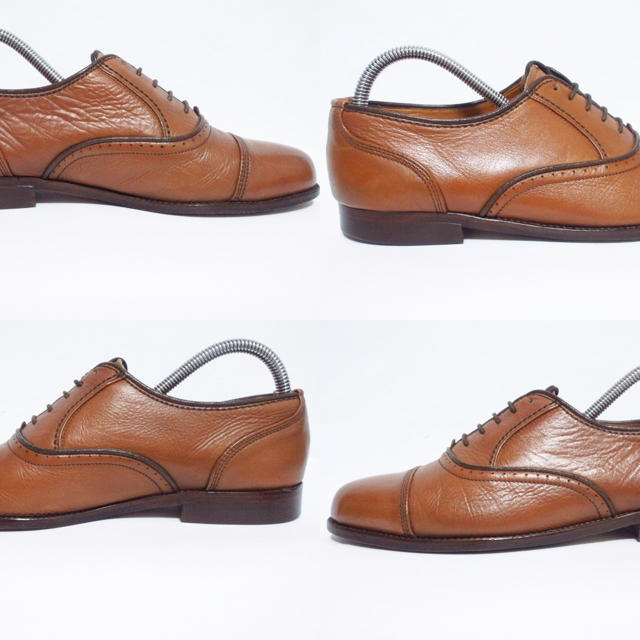 Yves Saint Laurent Beaute(イヴサンローランボーテ)の25.5cm 茶 ブラウン イヴサンローラン ストレートチップ メンズ メンズの靴/シューズ(ドレス/ビジネス)の商品写真