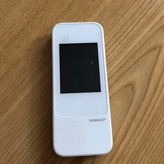 エーユー(au)のSpeed Wi-Fi NEXT W04　ホワイト(PC周辺機器)