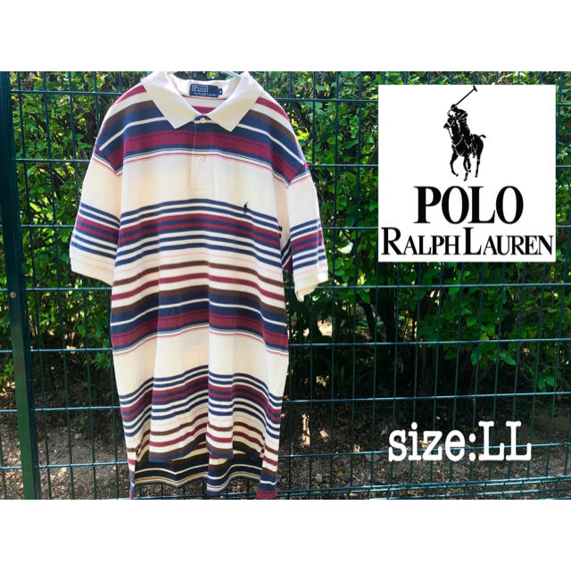 polo byラルフローレン　ボーダーポロシャツ