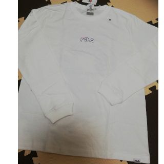 フィラ(FILA)の新品タグつきFILA　レディース　ビッグシルエットロンT  Mサイズ(Tシャツ(長袖/七分))