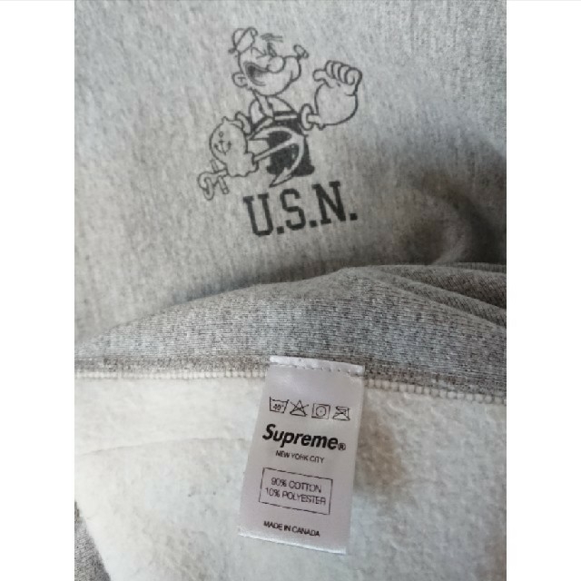 Supreme(シュプリーム)の名作★国内正規品 ☆10AW ポパイ Popeye hooded M メンズのトップス(パーカー)の商品写真