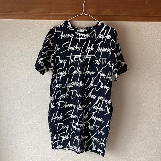 マウジー(moussy)のmoussyマウジーワンピースチュニックスエット黒M(ひざ丈ワンピース)