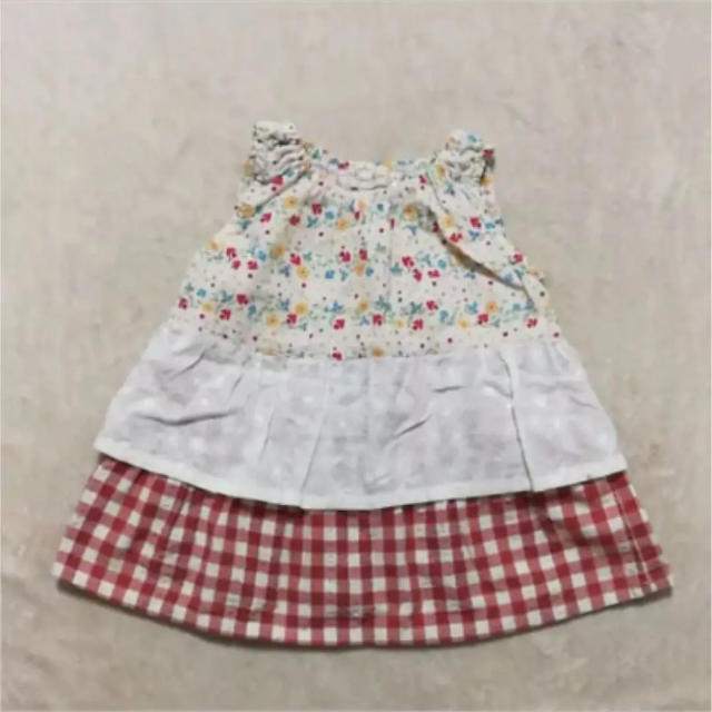 Branshes(ブランシェス)の【美品】ブランシェス ワンピース 70 キッズ/ベビー/マタニティのベビー服(~85cm)(ワンピース)の商品写真