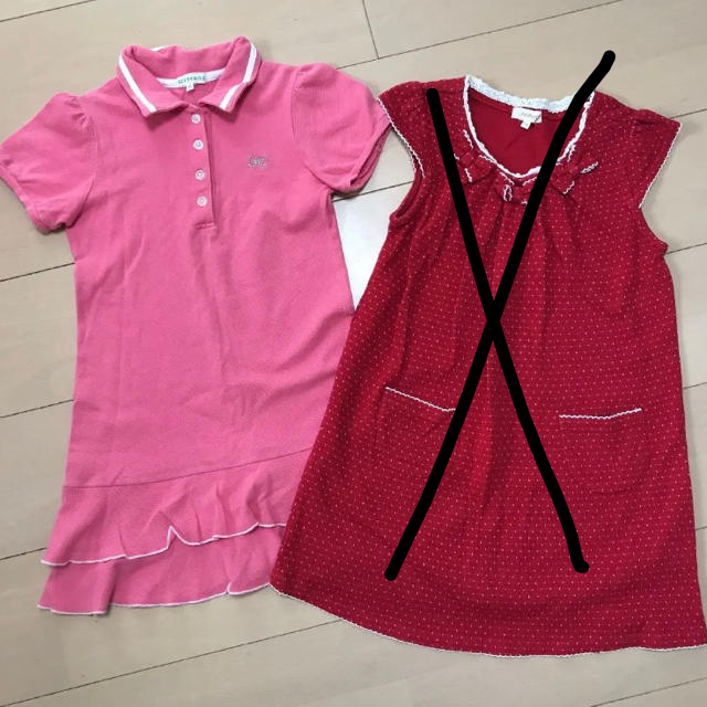 3can4on(サンカンシオン)の3can4onワンピース120 キッズ/ベビー/マタニティのキッズ服女の子用(90cm~)(ワンピース)の商品写真