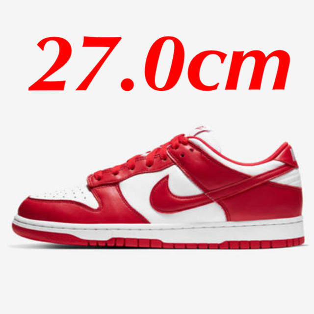 NIKE DUNK low University Red