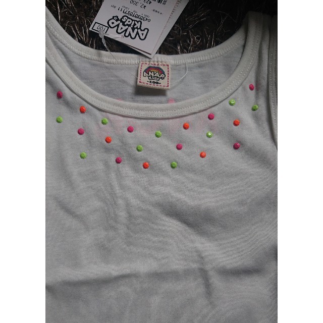 ANAP Kids(アナップキッズ)のANAPkids タンクトップ & Tシャツ 2枚セット  キッズ/ベビー/マタニティのキッズ服女の子用(90cm~)(Tシャツ/カットソー)の商品写真