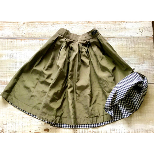 BREEZE(ブリーズ)の【140】BLEEZE リバーシブルスカート  キッズ/ベビー/マタニティのキッズ服女の子用(90cm~)(スカート)の商品写真