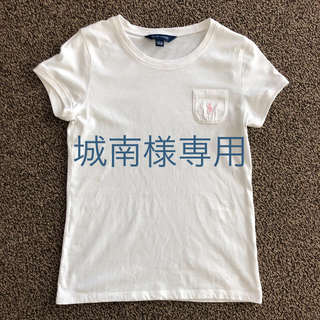 ラルフローレン(Ralph Lauren)のラルフローレン　白ポケットTシャツ　150(Tシャツ/カットソー)