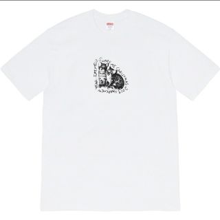 シュプリーム(Supreme)のSUPREME Eat Me Tee 白Ｌ(Tシャツ/カットソー(半袖/袖なし))